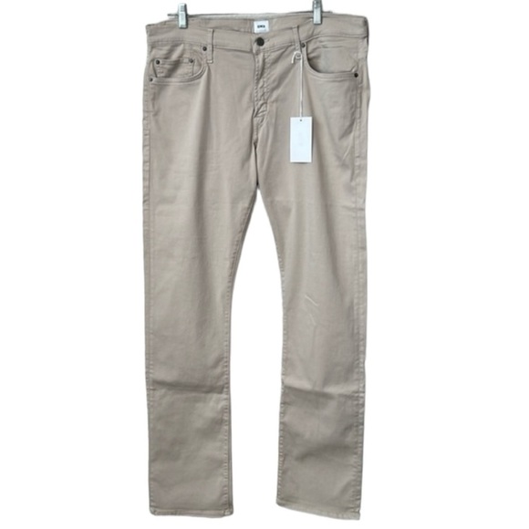 Edwin Jace Straight Endurance Jeans Size 36 In Oyster